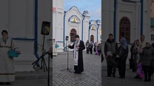 11.04.2026 - Экзамен по пению на освящении куличей; прот.Николай Цирке