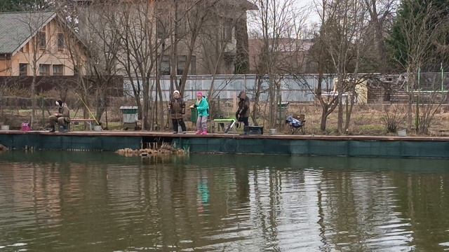 Поимка форели на спиннинг. РК Липки