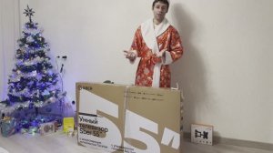 Телевизор от Сбера на кухню Sber SDX-55U4169 55» (140 см) QLED