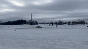 BMW M Driving Experience - Зимний дрифт, вид с площадки