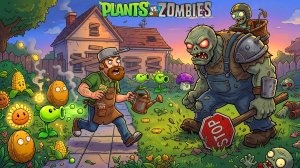 Зомби против растений!  Plants vs Zombies ПвЗ PvZ Растения против зомби