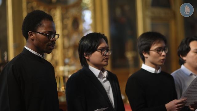 Пасхальное поздравление иностранных студентов Академии. Христос Воскресе А. Кастальского