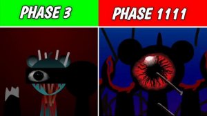 sprunki phase 3 (не оригинал) против sprunki phase 1111 (оригинал)