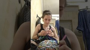 Вяжу дома плед в технике с2с