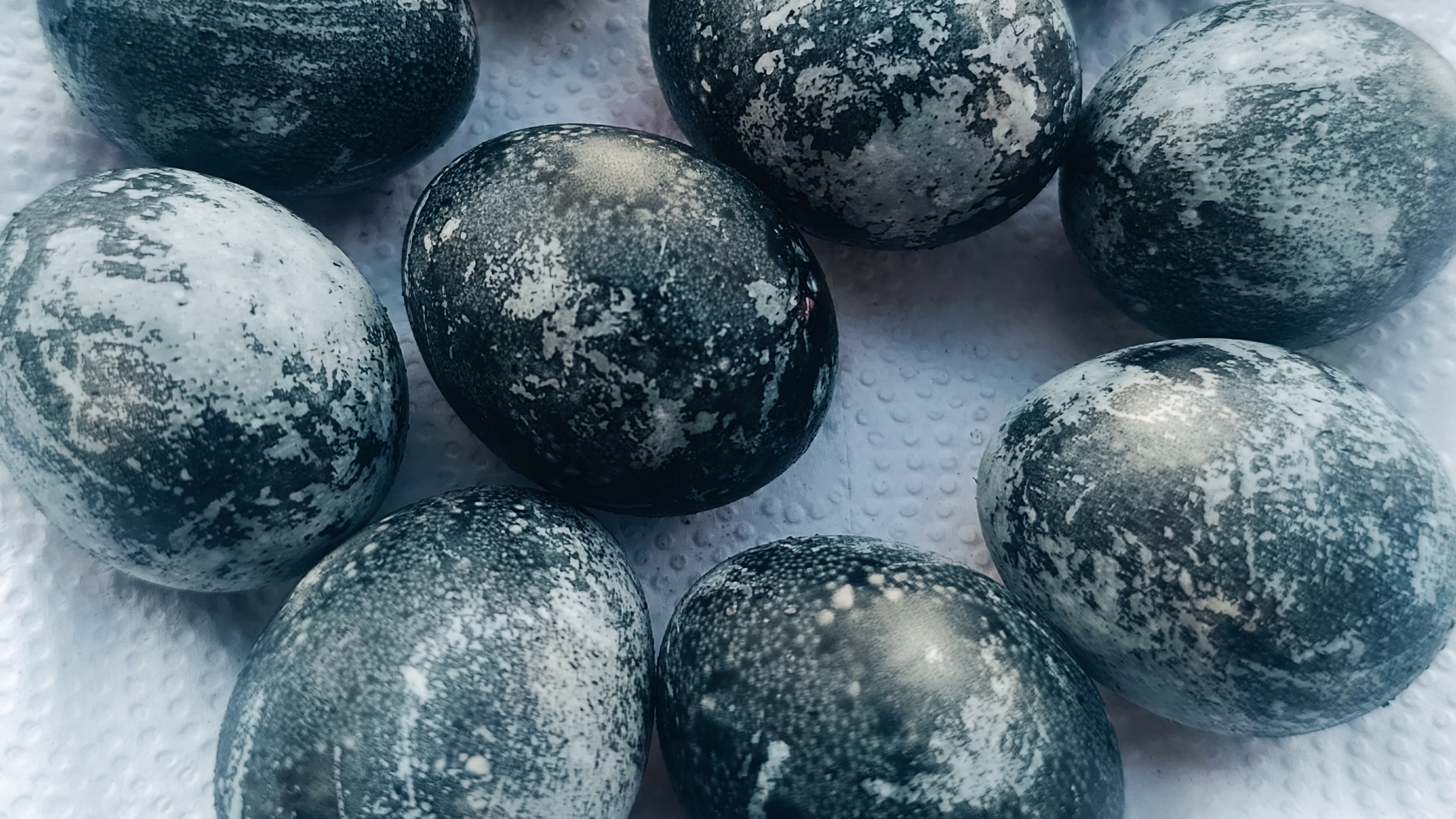 Мраморные яйца на Пасху!