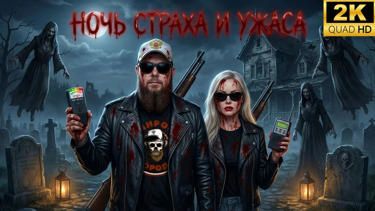 Играем в Horror игрыМирон Борода  Катя ТесляНочь стража и ужаса