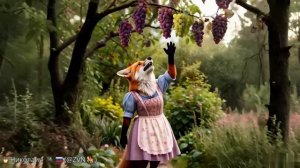 Лисица и виноград (Опус ИИ по басне И. Крылова)