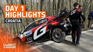 Основные моменты 1-го дня  - Ралли Хорватии WRC 2026