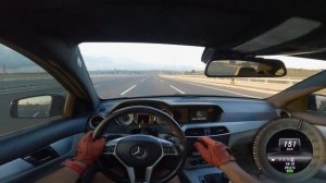 MERCEDES BENZ C 180 AMG 2012 года выпуска. 0–100 км/ч.