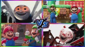 ТОМАС ПАРОВОЗИК против СУПЕР МАРИО — Музыкальная Битва Героев под Крутой Бит 🚂🍄⚡️