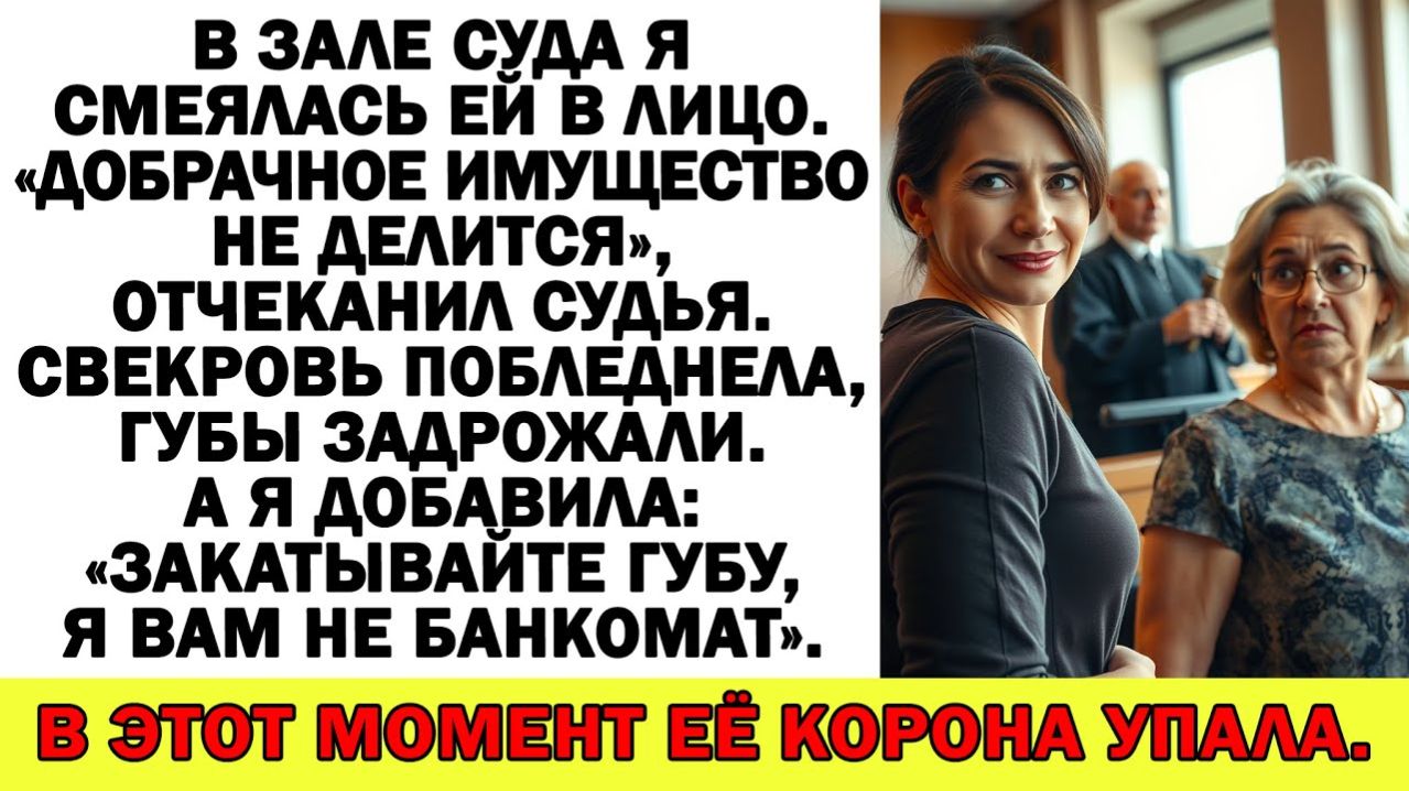 Истории из жизни| Свекровь хотела мою квартиру, но получила позор! |Аудио рассказы|Жизненные истории