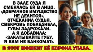 Истории из жизни| Свекровь хотела мою квартиру, но получила позор! |Аудио рассказы|Жизненные истории
