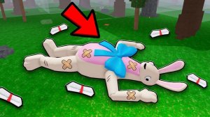 Я СПАС ПАСХАЛЬНОГО КРОЛИКА В АДСКОМ ЛЕСУ! | 99 НОЧЕЙ В ЛЕСУ РОБЛОКС