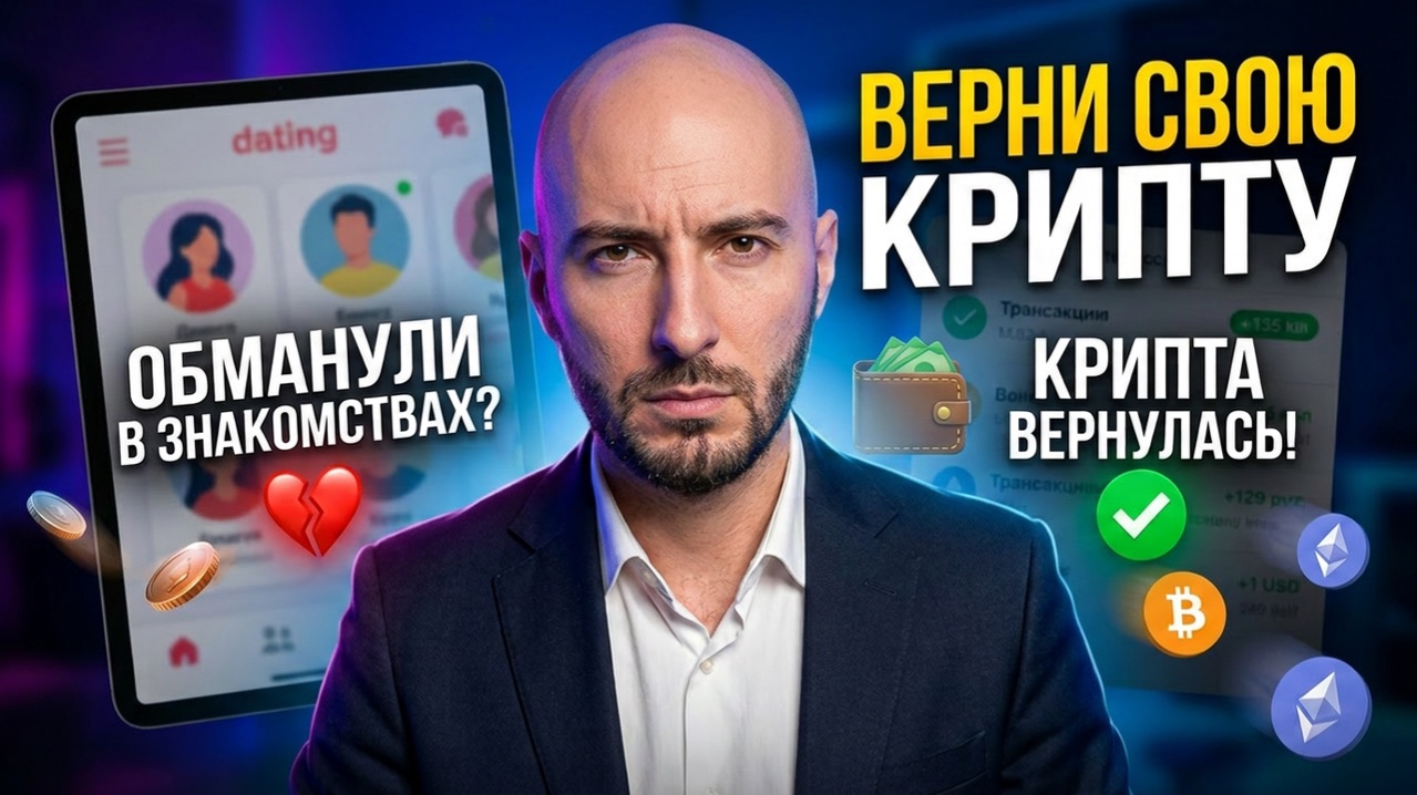 Познакомился в интернете и перевел деньги? 💔 Как работают мошенники и как вернуть крипту