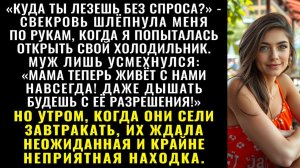 Истории из жизни| Куда без спроса? — свекровь шлёпнула меня |Аудио рассказы|Жизненные истории