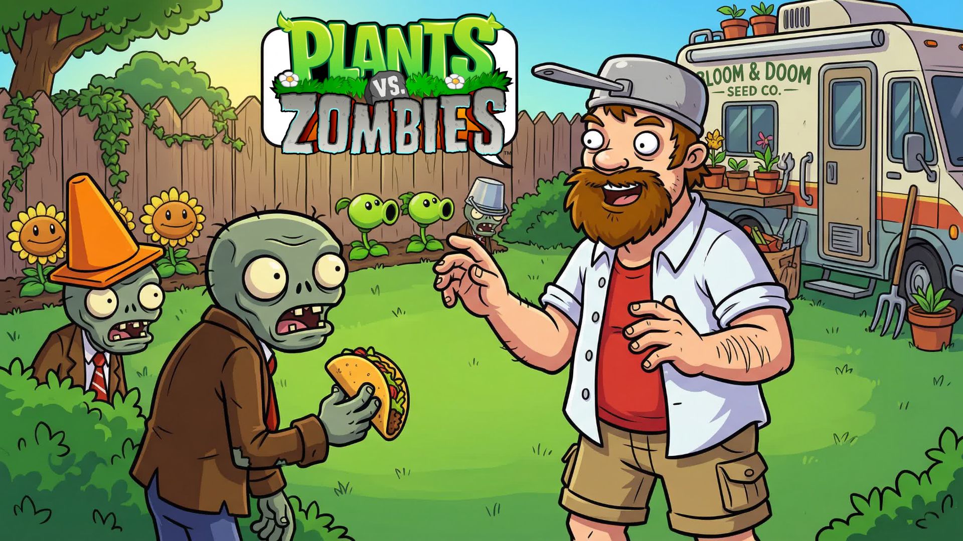 Растения против зомби Fusion PvZ Plants vs Zombies Прохождение
