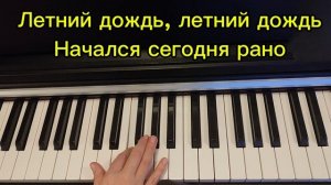 Мелодия песни " Летний дождь" ( А' Студио"(И.Тальков) Пой легкоhttps://t.me/artlab_voice