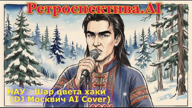 Ретроспектива AI. НАУ- Шар Цвета Хаки (DJ Москвич AI Cover)