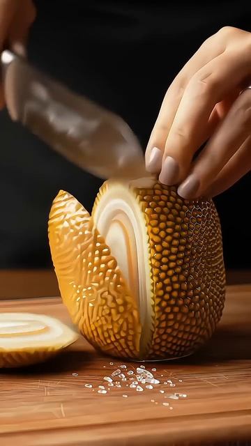 🍈Нарезка джекфрута ASMR 🔪🤤 | Приятная подготовка тропических фруктов