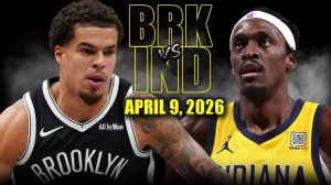10.04.2026 | ОБЗОР МАТЧА | Бруклин Нетс - Индиана Пэйсерс | Highlights