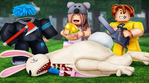 Мы убили КРОЛИКА-МОНСТРА в 99 ночей в лесу Роблокс / Как убить БОССА-КРОЛИКА в пасхальном обновлении