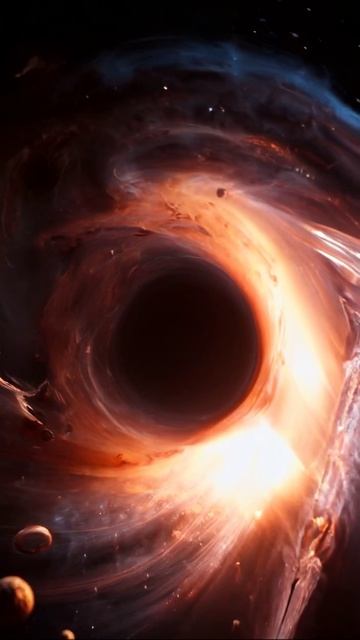 Величие черной дыры: загадки космоса #космос #чернаядыра #астрономия