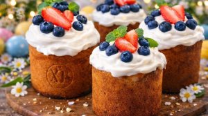 ТВОРОЖНЫЕ КУЛИЧИ как ПУХ! Без расстойки и долгого замеса - получаются у всех! Пасха 2026