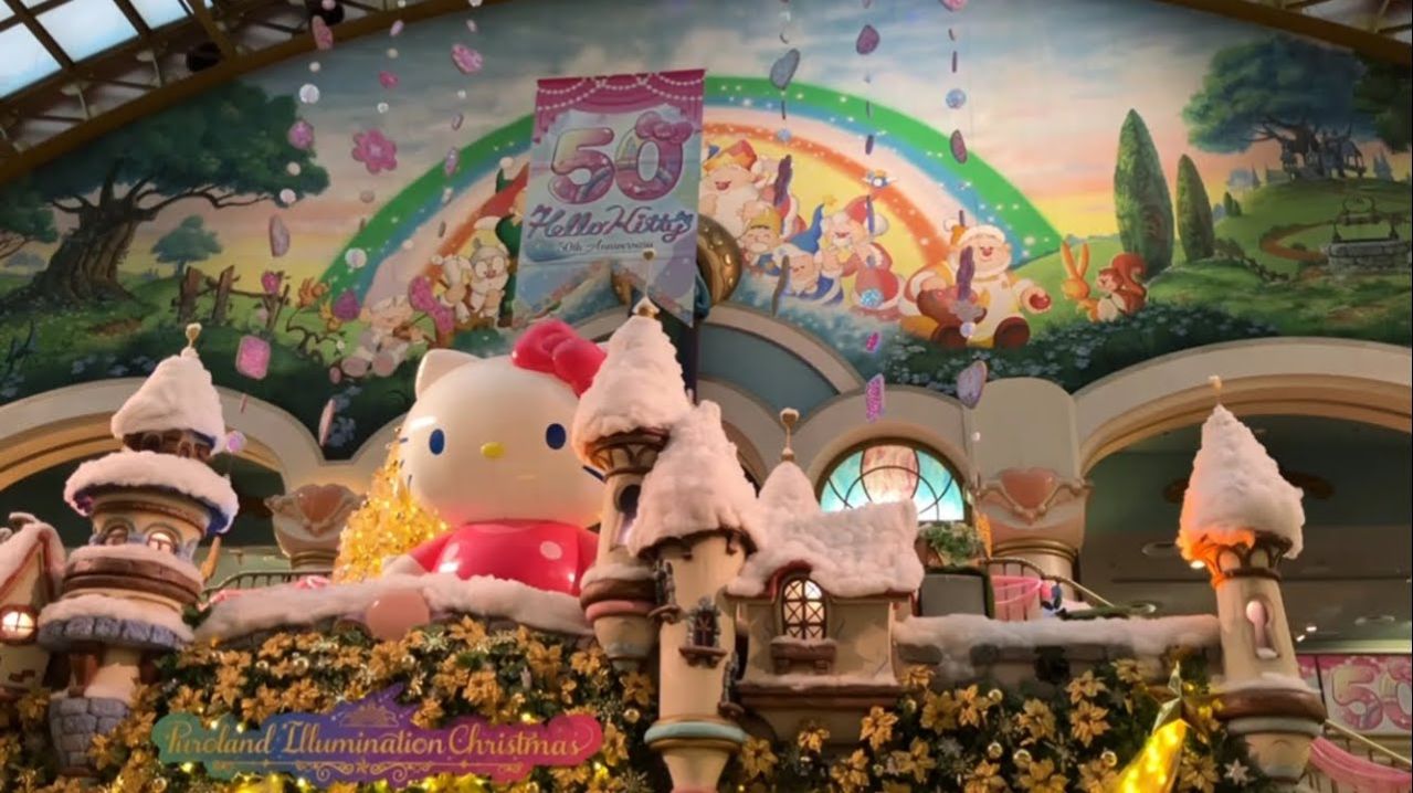 Sanrio Puroland✨【Hello Kitty 50th Anniversary】⑅【サンリオピューロランド】⑅⋆꙳✴︎☽⛤✮⋆♱★ ^