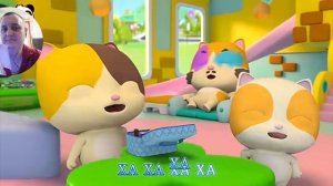 Мими и её семья - Раскрасим папу. Мультфильм с моими комментариями