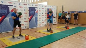 Трёхгорный 2025 11 15 поток 2 ДЦ-2мин (муж-24кг, жен-14кг) Толчок-2мин (муж-28кг, жен-14кг)