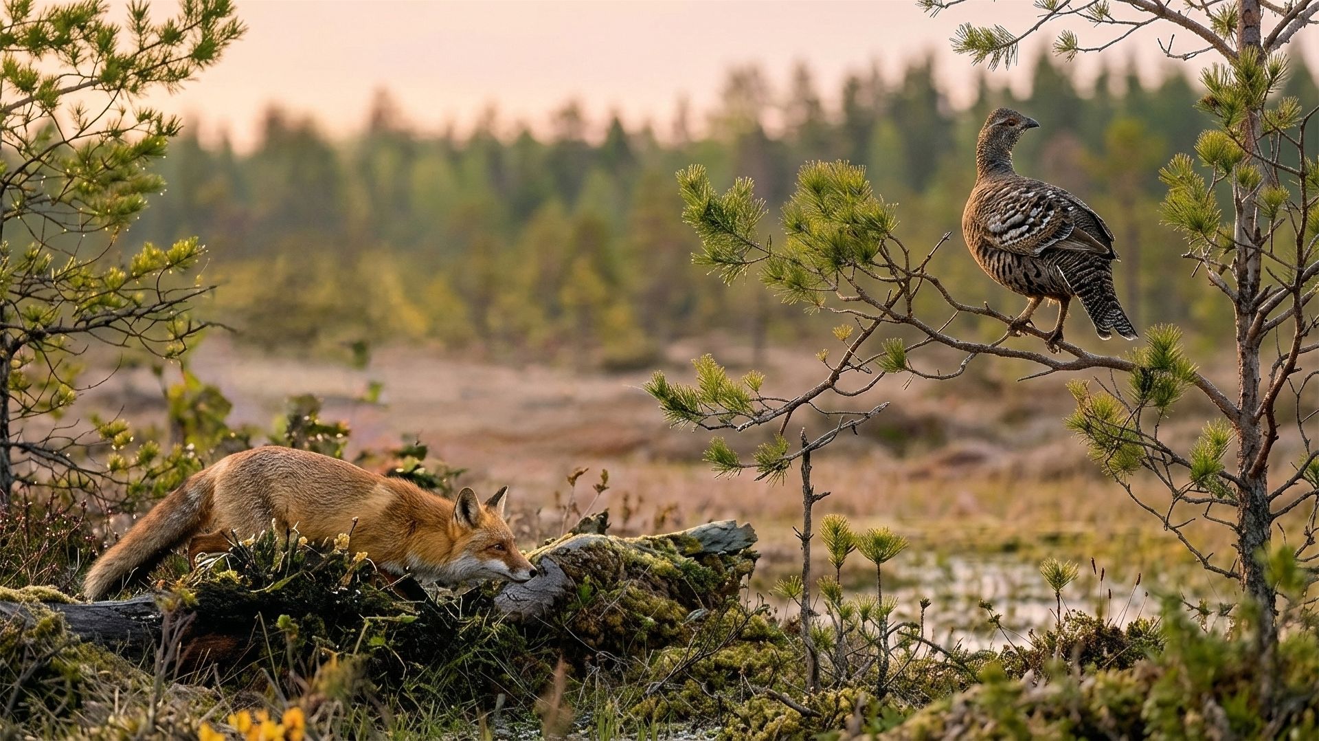 Как дикие животные встречают приход весны?