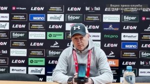 Нефтяник – Севастополь 0:3. Послематчевая пресс-конференция главного тренера  С.Гудзикевича