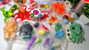 АСМР Распаковка сквишей и антистрессы 🥰 ТАБА СКВИШИ лапки ✨ звуки АСМР сквишей 😍