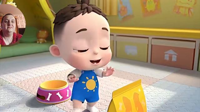 Песенка для детей - Песенка о детях и щенках. мультфильм для детей с моими комментариями