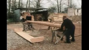 СОЗДАНИЕ традиционной трехдосковой плоскодонки с нуля в 1979 году!