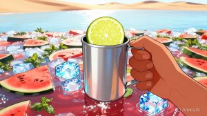 Очень приятно красивая графика нейросетей как мультик!