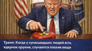 Сумасшедшие люди с ядерным оружием. О ком говорит Трамп?