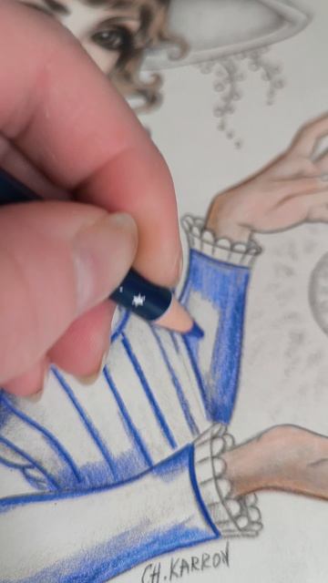 Ожившая картинка #раскраска#портрет