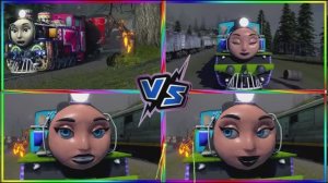 ТОМАС ПАРОВОЗИК против ПОЕЗД МУТАНТ и ТЕМНЫЙ ЗВЕРЬ — Битва Поездов-Монстров 🚂👹⚡️