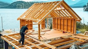 Строю деревянную хижину мечты с нуля. Полный процесс