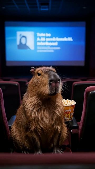 Капибара в кино: лучший друг на большом экране! #капибара #кино #домашнийпитомец
