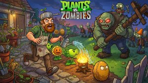 Растения против Зомби Гибридная версия v3.9.9 Plants vs. Zombies