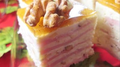 СЛОЕНЫИ_СЫР_ПРАЗДНИЧНАЯ_ЗАКУСКА_ИЗ_СЫРА_И_ВЕТЧИНЫ из рестлоана Прага