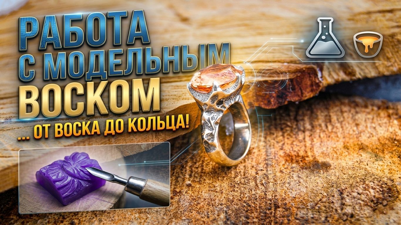 Ювелирное дело!Работа с модельным воском.