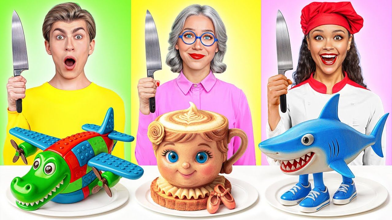 Кулинарный челлендж с брейнрот мемами