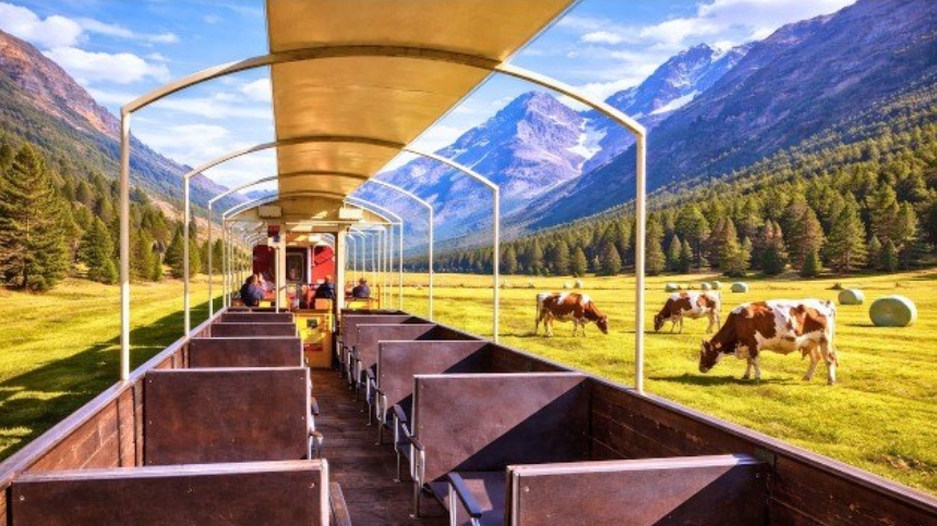 Бернина экспресс. Самое красивое путешествие на поезде в мире.