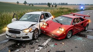 BeamNG Drive - Реалистичные аварии при обгоне