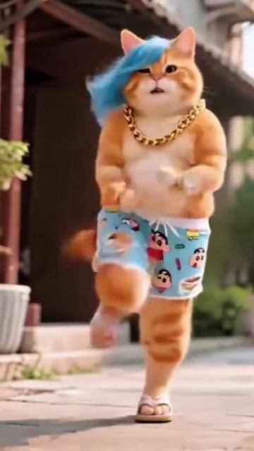 Танцы Рыжего кота.