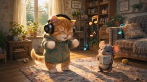 Весёлая музыка для кошек дома | Танцевальная музыка