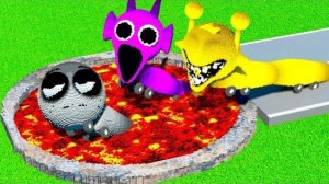 ОГРОМНЫЕ СПРУНКИ ЧЕРВЯКИ ПРОТИВ ОЗЁР ИЗ ЛАВЫ!!! МЕГА ЭПИЧНЫЙ ТЕСТ НА ВЫЖИВАНИЕ КТО КРУЧЕ ОРЕН СЕРЫЙ